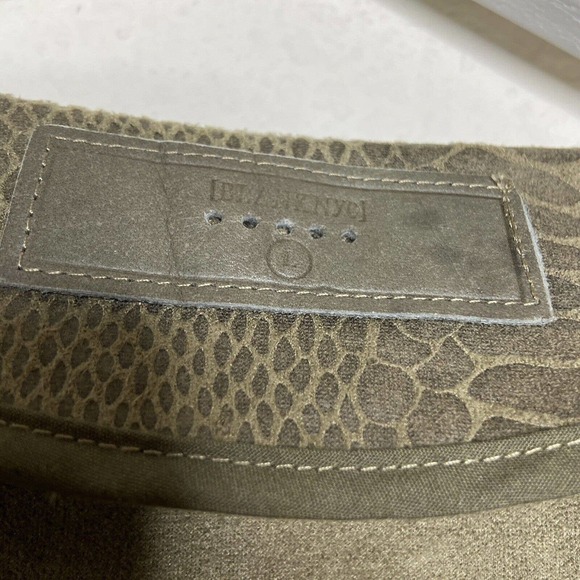 BLANKNYC Snakeskin Reptile Print Faux Suede Waterfall Jacket Sz L NWT - Picture 9 of 9